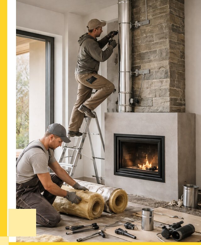 Монтаж дымоходов для каминов в Благовещенске от 15236 р. ЭриданБгн