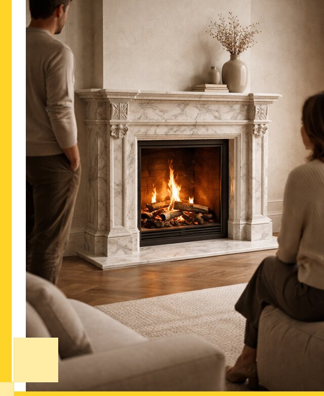 Мраморные камины под ключ в Благовещенске от 253925 р. | ЭриданБгн