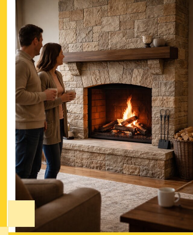 Каменные камины на заказ в Благовещенске от 182826 р. | ЭриданБгн