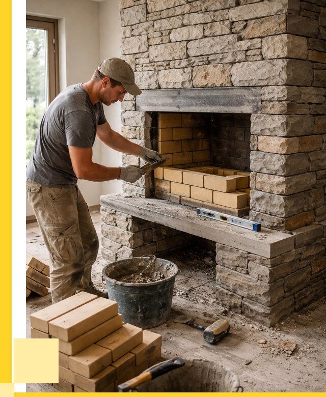 Кладка каминов и камина в Благовещенске от 25393 р. ЭриданБгн