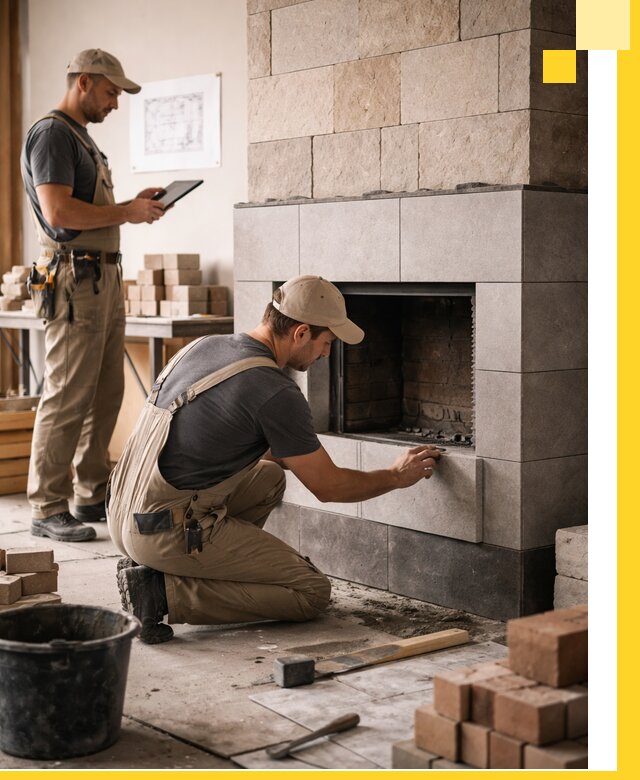 Индивидуальные проекты каминов и каминных систем в Благовещенске