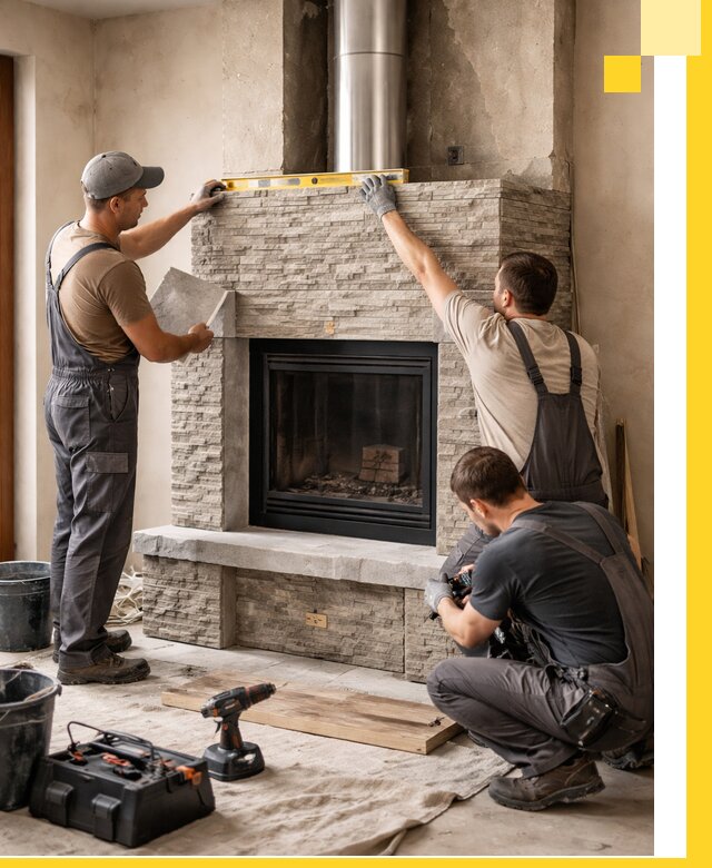 Профессиональный монтаж каминов под ключ в Благовещенске для дома