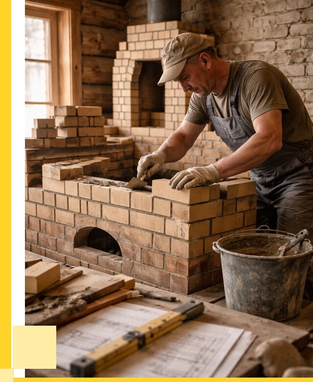 Кладка печей из кирпича в Благовещенске цены от 30471 р. - ЭриданБгн