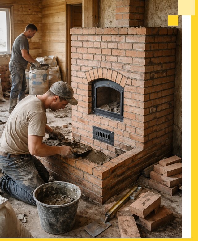 Профессиональное строительство печей в Благовещенске под ключ