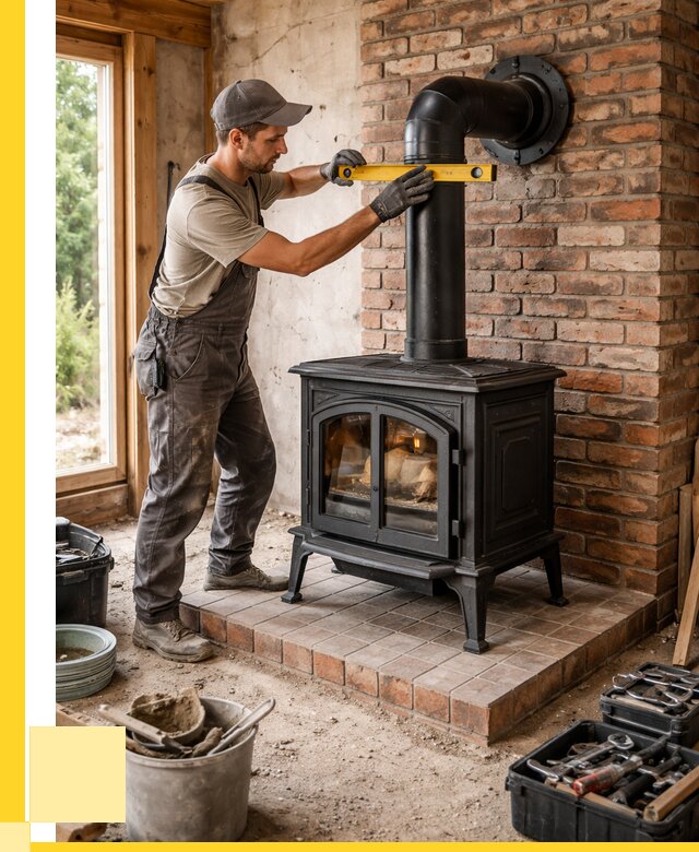 Монтаж печей установка банной печи в Благовещенске от 15236 р. | ЭриданБгн