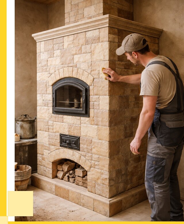 Облицовка печей в Благовещенске от 4571 р. под ключ | ЭриданБгн