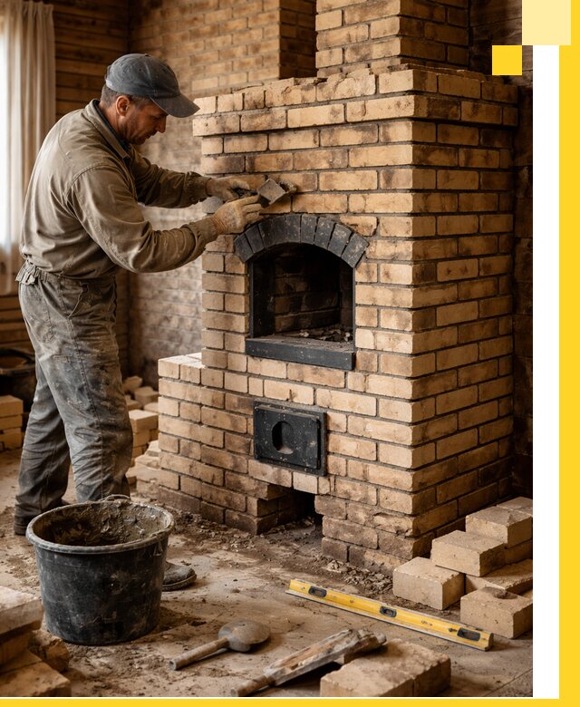 Кирпичные печи под ключ в Благовещенске: проектирование и кладка