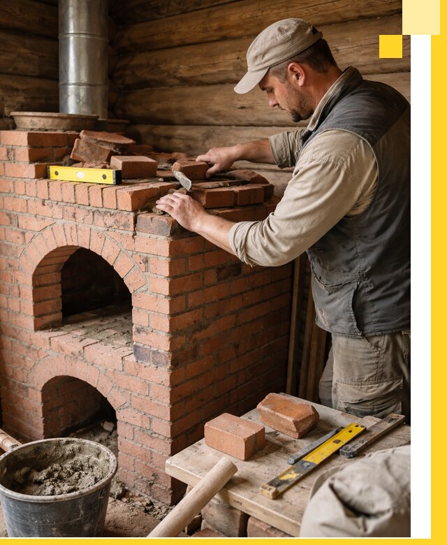 Изготовление и установка русских печей в Благовещенске под ключ