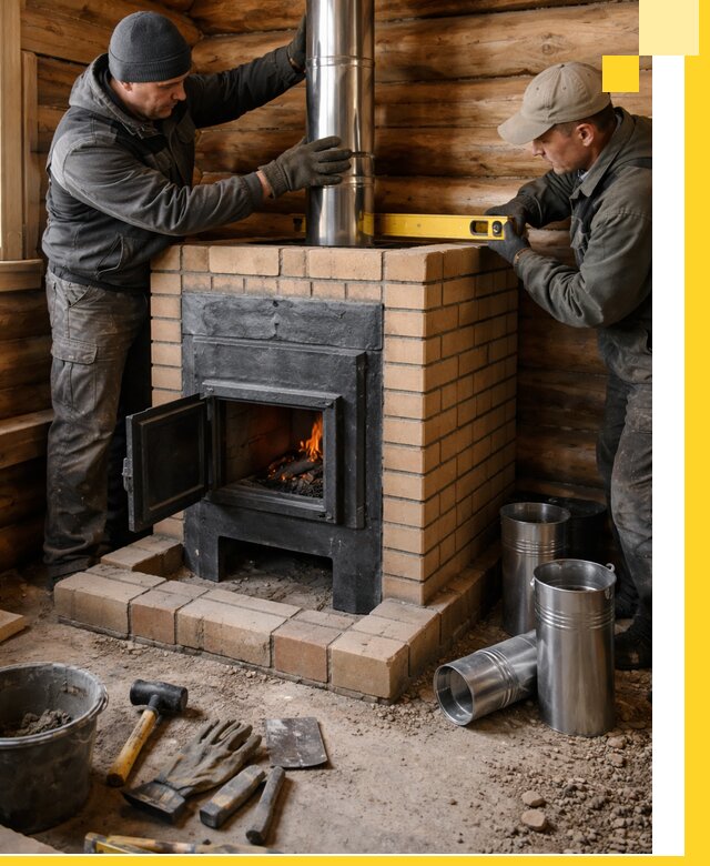 Проектирование, изготовление и установка банных печей в Благовещенске