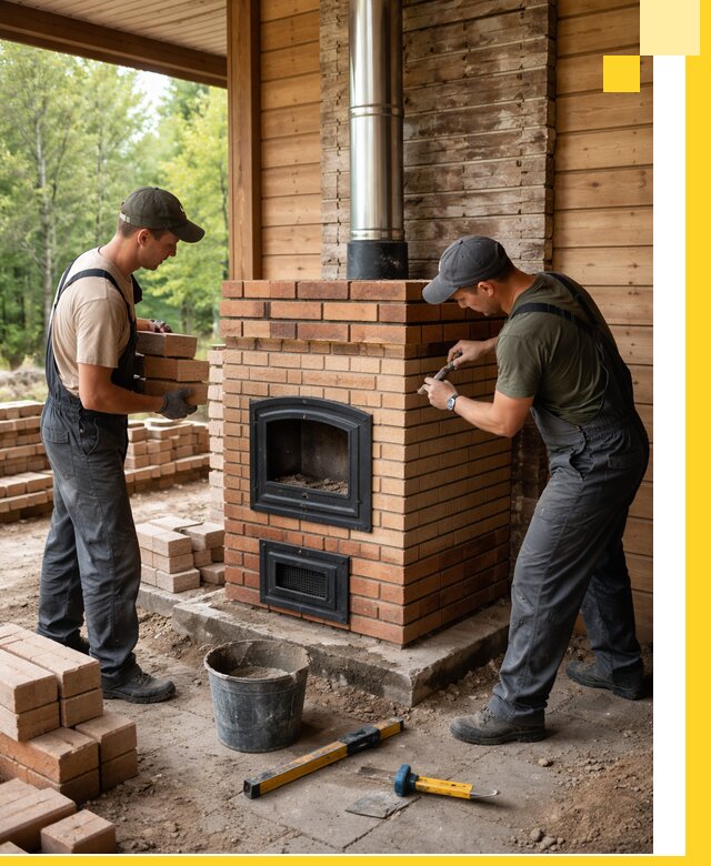 Производство и установка дачных печей под ключ в Благовещенске