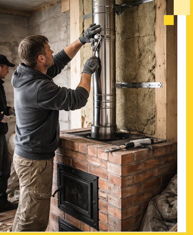 Изготовление и монтаж печей и дымоходов под ключ в Благовещенске