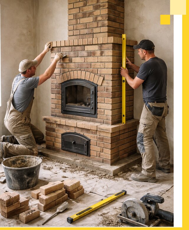 Продажа и установка печей и каминов для дома под ключ в Благовещенске