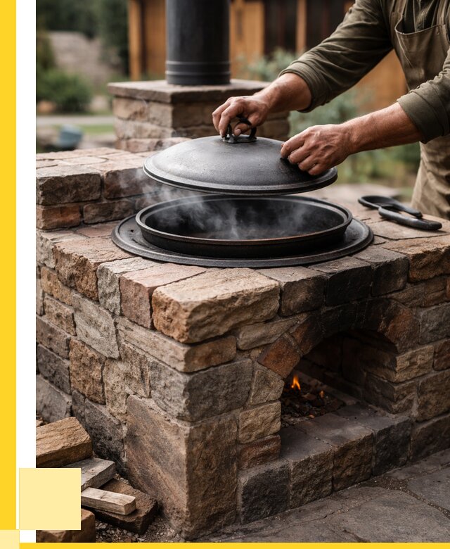 Печи для казана в Благовещенске по цене от 18283 р. | ЭриданБгн