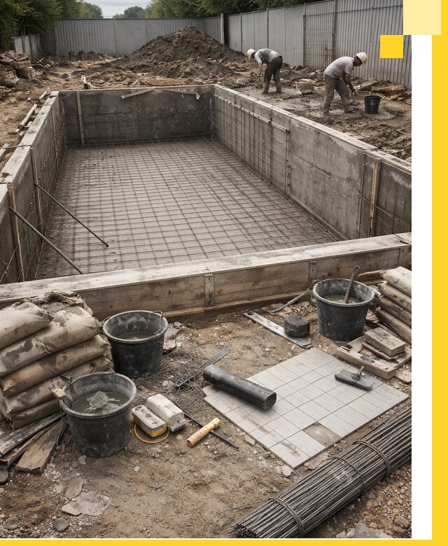 Строительство бассейнов под ключ в Благовещенске, дизайн и монтаж