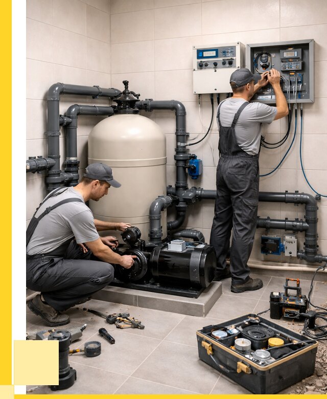 Монтаж оборудования для бассейнов в Благовещенске от 40628 р. | ЭриданБгн