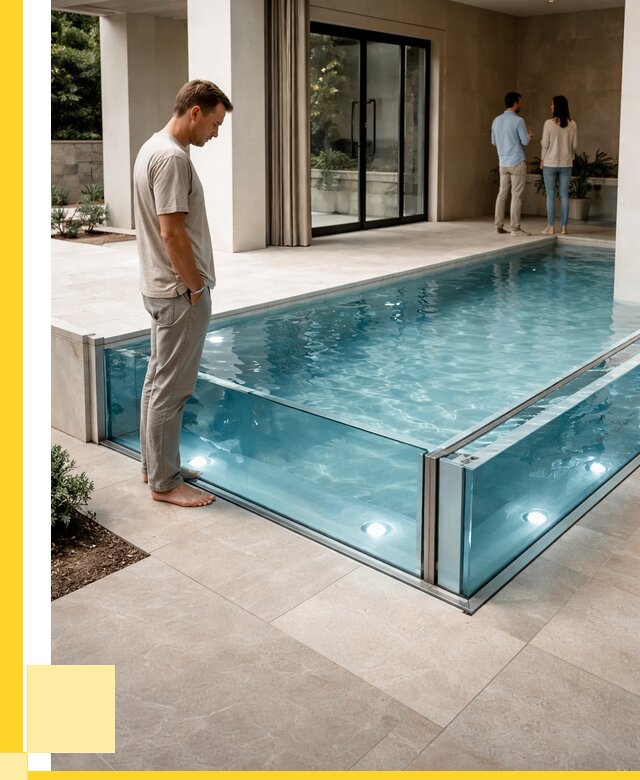 Стеклянные бассейны в Благовещенске от 1218840 р. | ЭриданБгн — мозаика