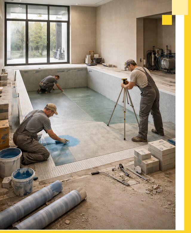 Проект и строительство закрытых бассейнов в Благовещенске под ключ