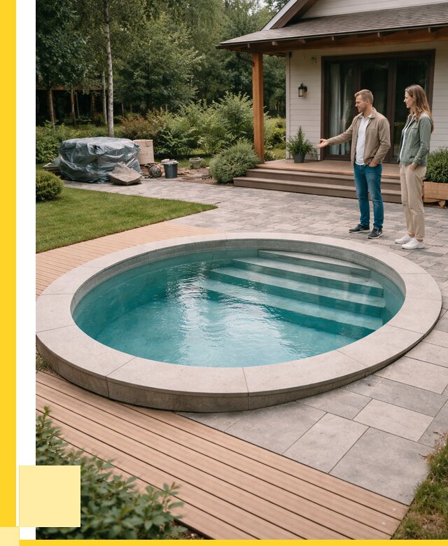 Бассейн на даче под ключ в Благовещенске от 203140 р., ЭриданБгн