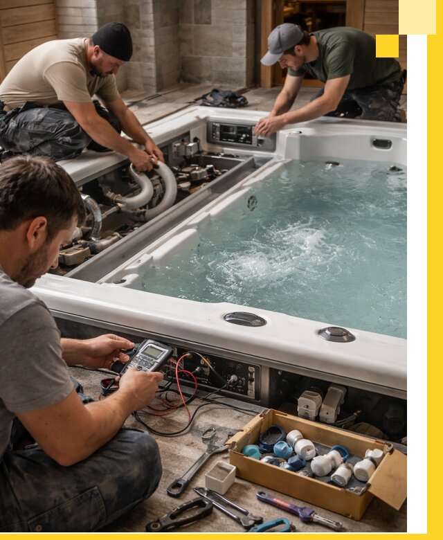 Гидромассажные бассейны под ключ в Благовещенске, дизайн и монтаж