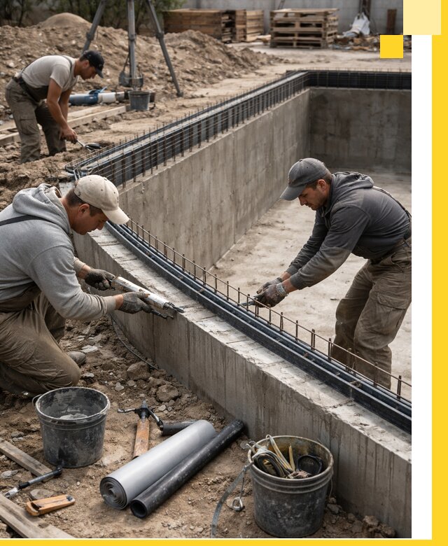 Качественный монтаж чаши бассейна в Благовещенске под ключ с гарантией