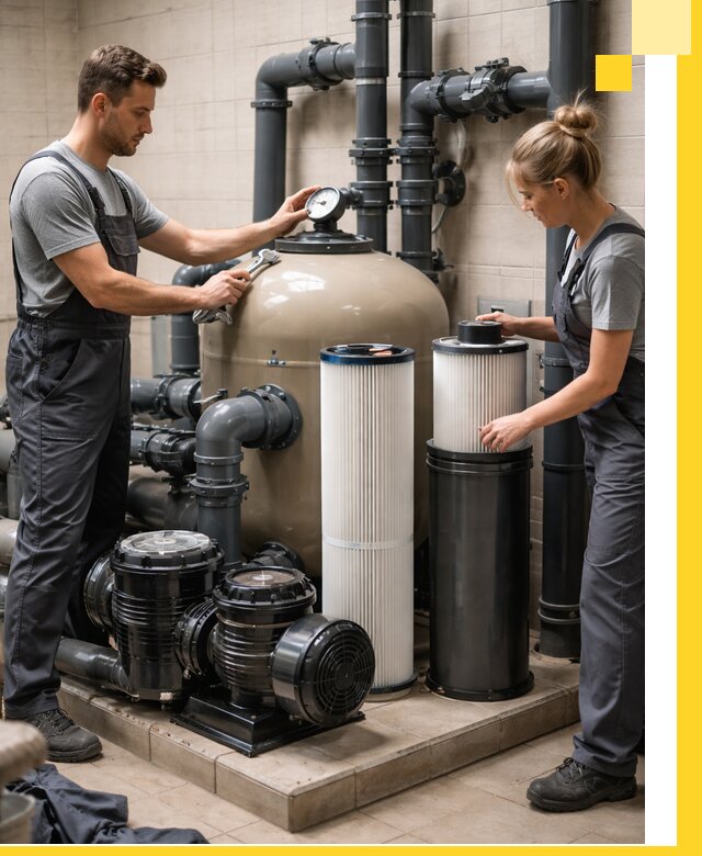 Фильтры и системы фильтрации для бассейнов в Благовещенске