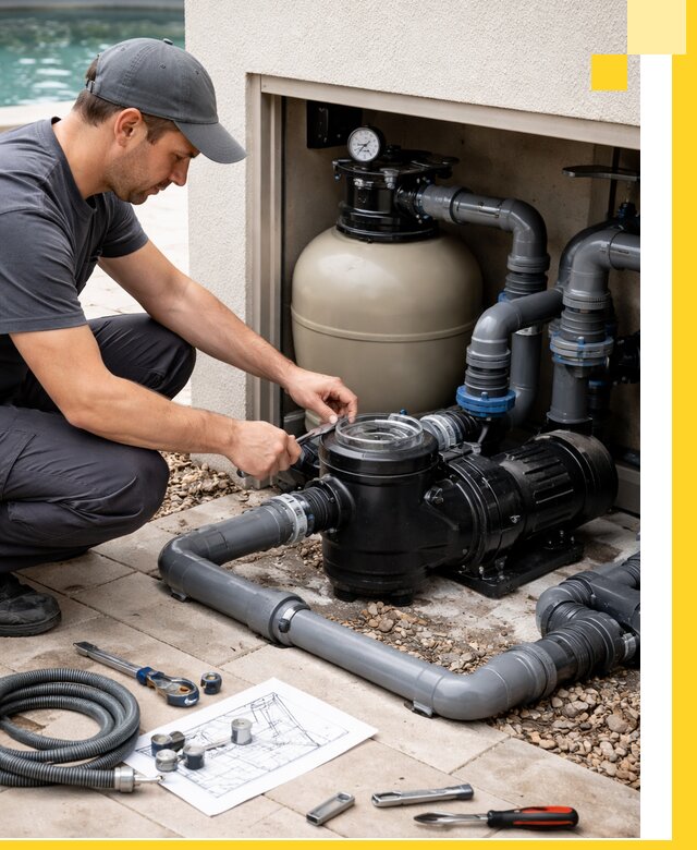 Поставка, монтаж и сервис насосов для бассейнов в Благовещенске