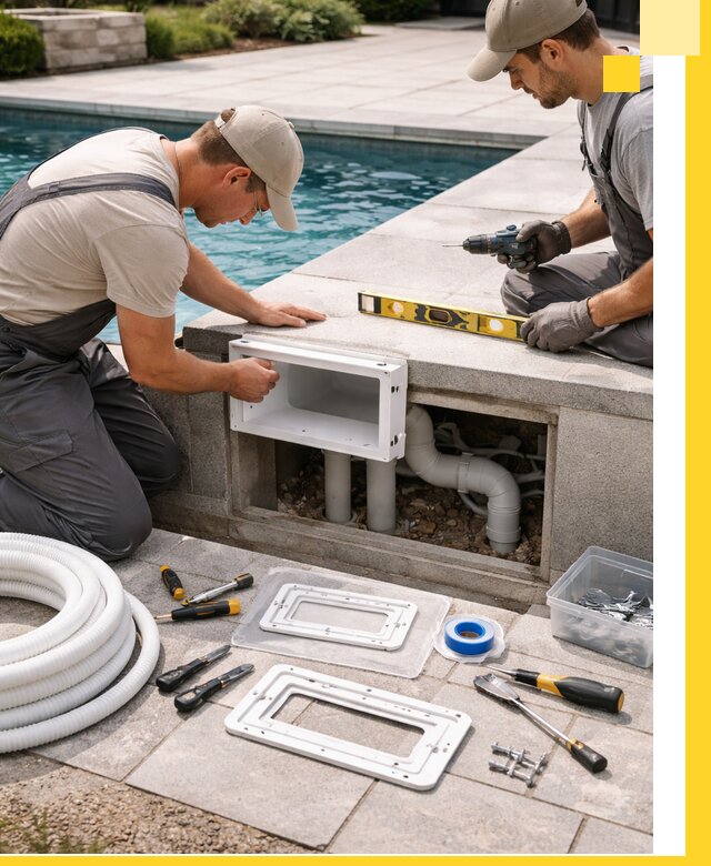 Поставка и установка скиммеров для бассейнов в Благовещенске