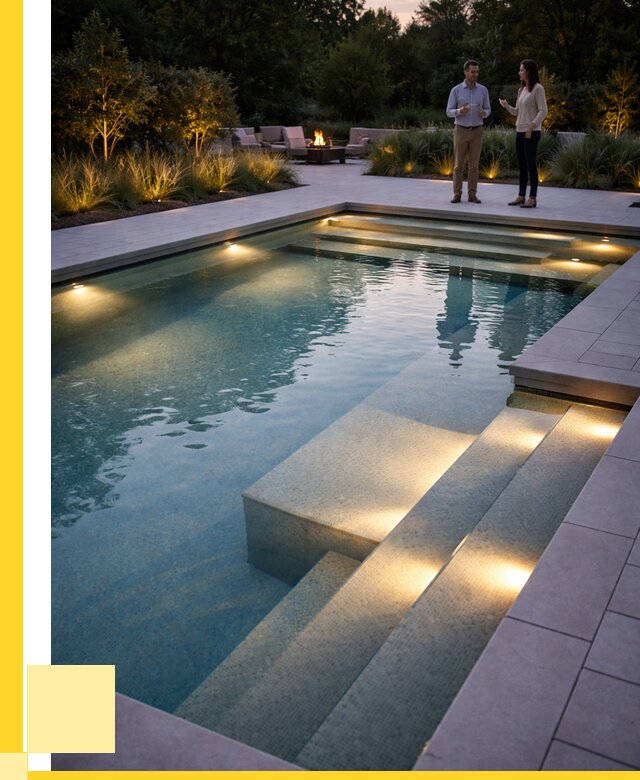 Освещение бассейнов в Благовещенске под ключ от 25393 р. | ЭриданБгн