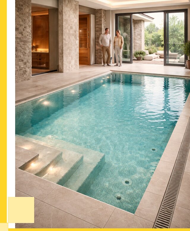 Бассейн во дворе в Благовещенске: проект, отделка от 1218840 р. | ЭриданБгн