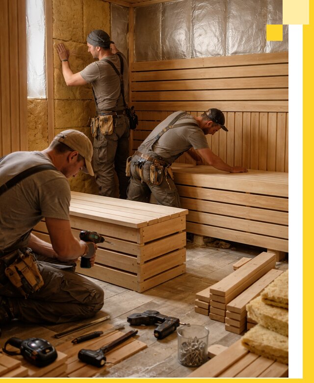 Профессиональное строительство саун под ключ в Благовещенске