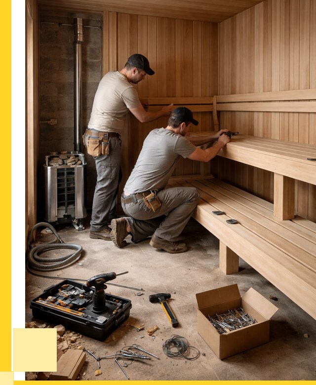 Монтаж саун под ключ в Благовещенске от 121884 р. | ЭриданБгн
