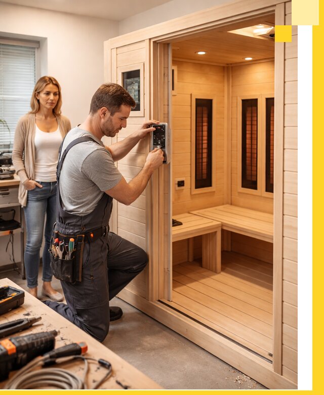 Инфракрасные сауны под ключ в Благовещенске продажа и установка