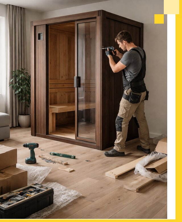 Установка и производство мини саун под ключ в Благовещенске