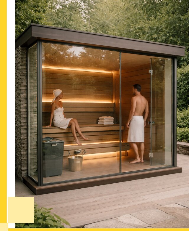 Сауна стеклянная и двери для сауны в Благовещенске от 253925 р. | ЭриданБгн