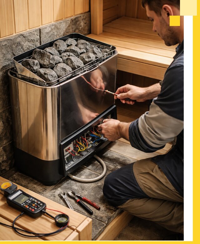 Продажа и установка электрокаменок для саун в Благовещенске