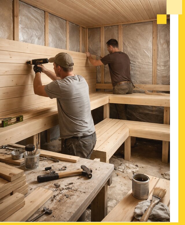 Профессиональная отделка бань и саун под ключ в Благовещенске