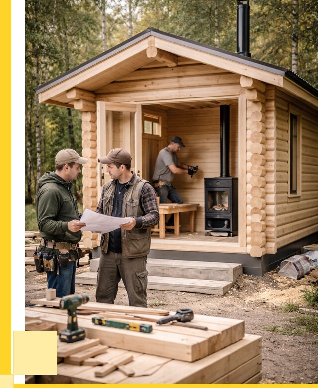 Монтаж бань под ключ в Благовещенске — от 203140 р. | ЭриданБгн