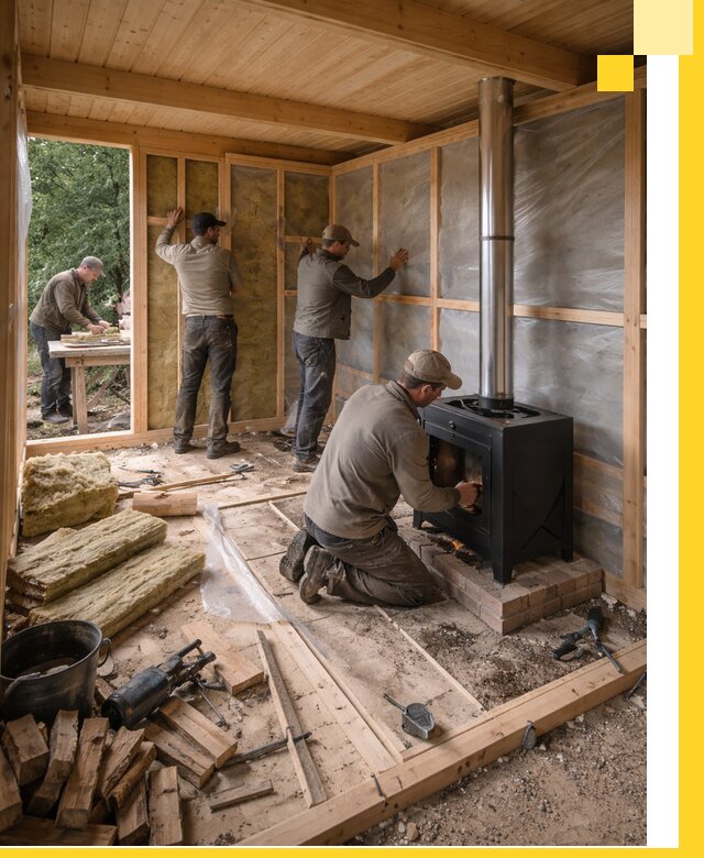 Профессиональный монтаж бань под ключ в Благовещенске для дома