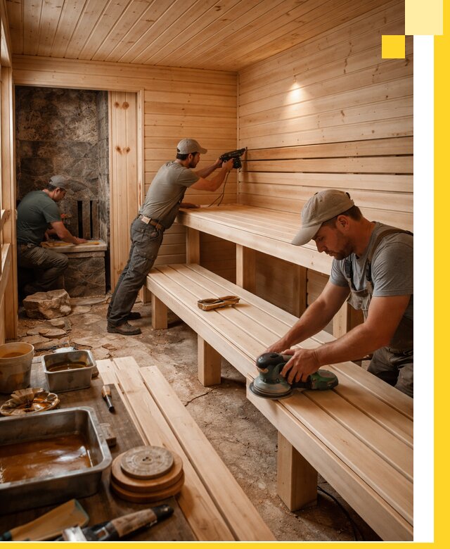 Профессиональная отделка бань в Благовещенске под ключ, с гарантией