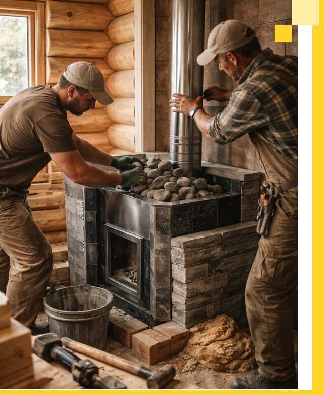 Строительство и отделка русских бань под ключ в Благовещенске