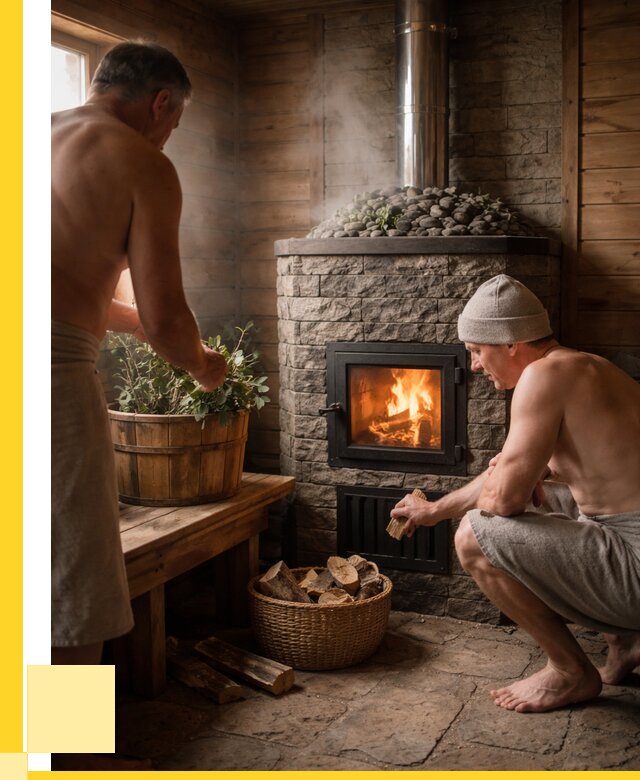 Банные печи под ключ в Благовещенске от 45707 р. | ЭриданБгн кирпичная