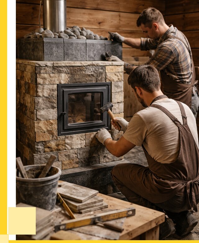 Облицовка банной печи в Благовещенске от 15236 р. | ЭриданБгн