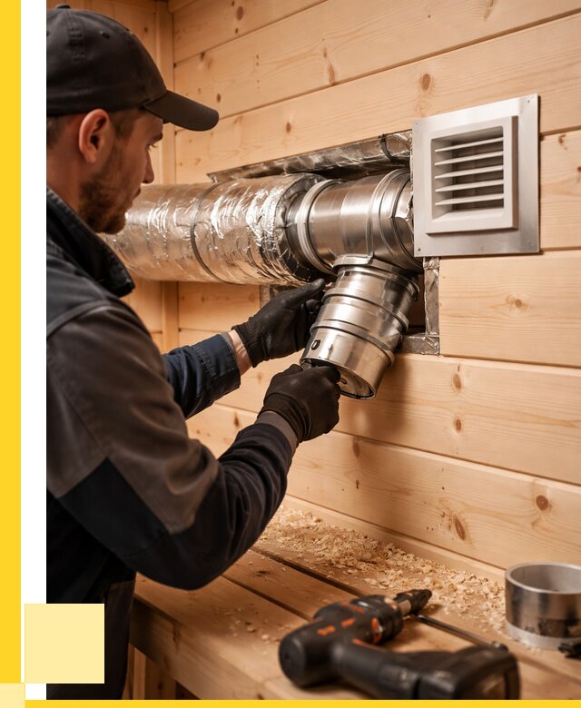 Монтаж вентиляции бани в Благовещенске от 12188 р. | ЭриданБгн