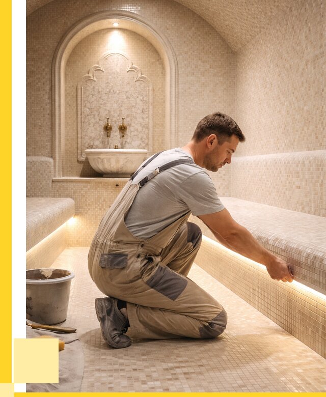 Отделка хамамов под ключ в Благовещенске от 5586 р. | ЭриданБгн