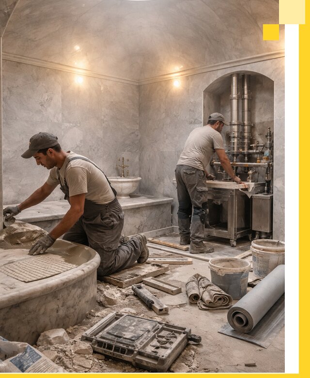 Строительство турецких бань хаммам под ключ в Благовещенске