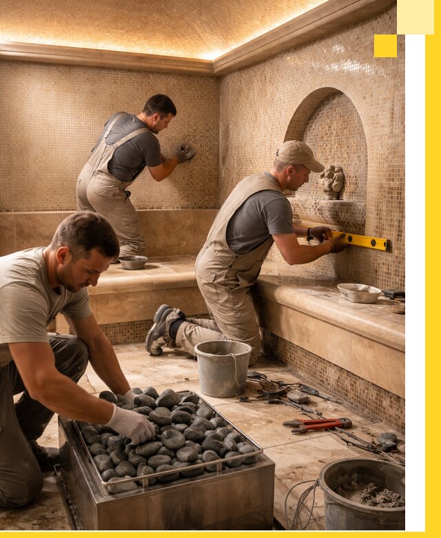 Проектирование и строительство хамама и сауны в Благовещенске