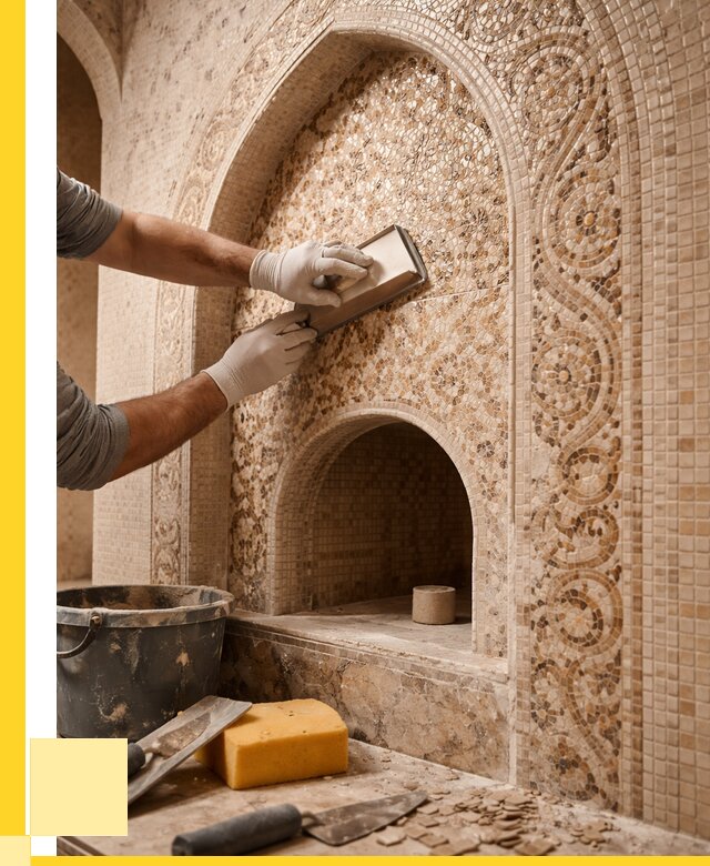 Мозаика для хамама в Благовещенске под ключ от 5079 р. | ЭриданБгн