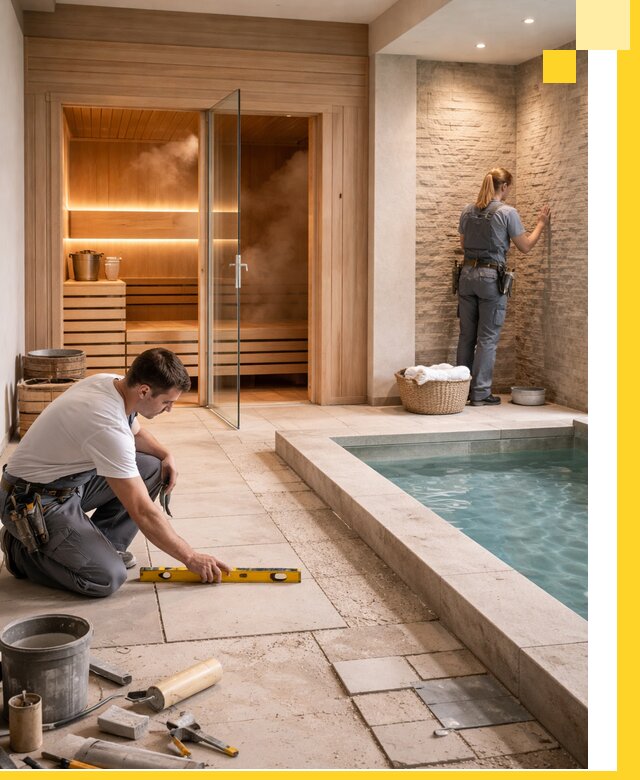 Комплексный дизайн и отделка интерьеров SPA под ключ в Благовещенске